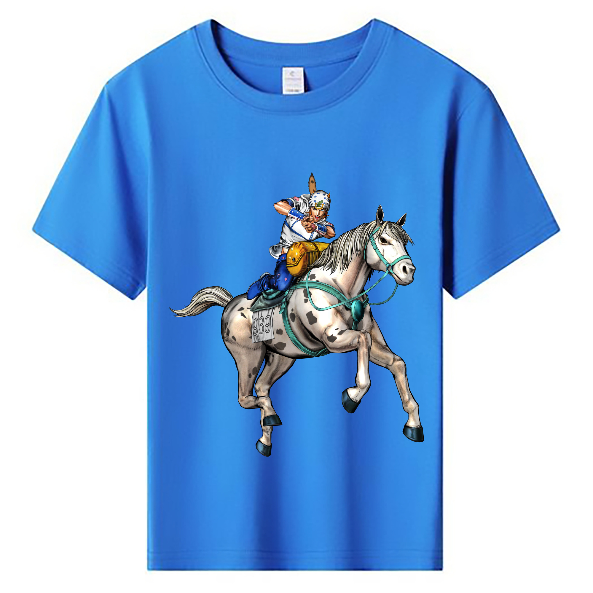 （画像用） ジョジョの奇妙な冒険 ジョナサン?ジョースター JoJo's Bizarre Adventure Jonathan Joestar 綿100％キッズTシャツ（フロントプリント）